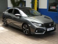 USED 2019 19 HONDA CIVIC 1.5 VTEC SPORT PLUS 5d 180 BHP STUNNING EXAMPLE SAT NAV HEATED SEATS PAN SUNROOF REAR CAMERA 5 SERVICES TO 26K MILES NOV 2022 1 OWNER 6 MONTHS GOLD WARRANTY
