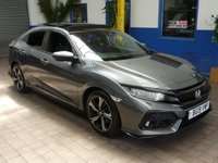 USED 2019 19 HONDA CIVIC 1.5 VTEC SPORT PLUS 5d 180 BHP STUNNING EXAMPLE SAT NAV HEATED SEATS PAN SUNROOF REAR CAMERA 5 SERVICES TO 26K MILES NOV 2022 1 OWNER 6 MONTHS GOLD WARRANTY