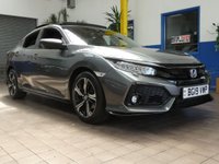 USED 2019 19 HONDA CIVIC 1.5 VTEC SPORT PLUS 5d 180 BHP STUNNING EXAMPLE SAT NAV HEATED SEATS PAN SUNROOF REAR CAMERA 5 SERVICES TO 26K MILES NOV 2022 1 OWNER 6 MONTHS GOLD WARRANTY