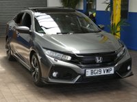 USED 2019 19 HONDA CIVIC 1.5 VTEC SPORT PLUS 5d 180 BHP STUNNING EXAMPLE SAT NAV HEATED SEATS PAN SUNROOF REAR CAMERA 5 SERVICES TO 26K MILES NOV 2022 1 OWNER 6 MONTHS GOLD WARRANTY