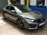 USED 2019 19 HONDA CIVIC 1.5 VTEC SPORT PLUS 5d 180 BHP STUNNING EXAMPLE SAT NAV HEATED SEATS PAN SUNROOF REAR CAMERA 5 SERVICES TO 26K MILES NOV 2022 1 OWNER 6 MONTHS GOLD WARRANTY