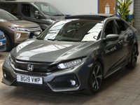 USED 2019 19 HONDA CIVIC 1.5 VTEC SPORT PLUS 5d 180 BHP STUNNING EXAMPLE SAT NAV HEATED SEATS PAN SUNROOF REAR CAMERA 5 SERVICES TO 26K MILES NOV 2022 1 OWNER 6 MONTHS GOLD WARRANTY