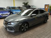 USED 2019 19 HONDA CIVIC 1.5 VTEC SPORT PLUS 5d 180 BHP STUNNING EXAMPLE SAT NAV HEATED SEATS PAN SUNROOF REAR CAMERA 5 SERVICES TO 26K MILES NOV 2022 1 OWNER 6 MONTHS GOLD WARRANTY