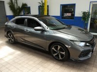 USED 2019 19 HONDA CIVIC 1.5 VTEC SPORT PLUS 5d 180 BHP STUNNING EXAMPLE SAT NAV HEATED SEATS PAN SUNROOF REAR CAMERA 5 SERVICES TO 26K MILES NOV 2022 1 OWNER 6 MONTHS GOLD WARRANTY
