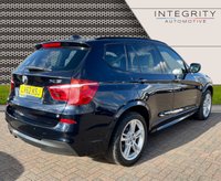 USED 2012 62 BMW X3 3.0 XDRIVE30D M SPORT 5d 255 BHP REVERSING CAMERA WITH TOP VIEW