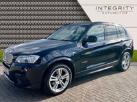 USED 2012 62 BMW X3 3.0 XDRIVE30D M SPORT 5d 255 BHP REVERSING CAMERA WITH TOP VIEW