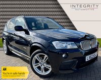 USED 2012 62 BMW X3 3.0 XDRIVE30D M SPORT 5d 255 BHP REVERSING CAMERA WITH TOP VIEW