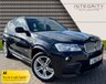 USED 2012 62 BMW X3 3.0 XDRIVE30D M SPORT 5d 255 BHP REVERSING CAMERA WITH TOP VIEW
