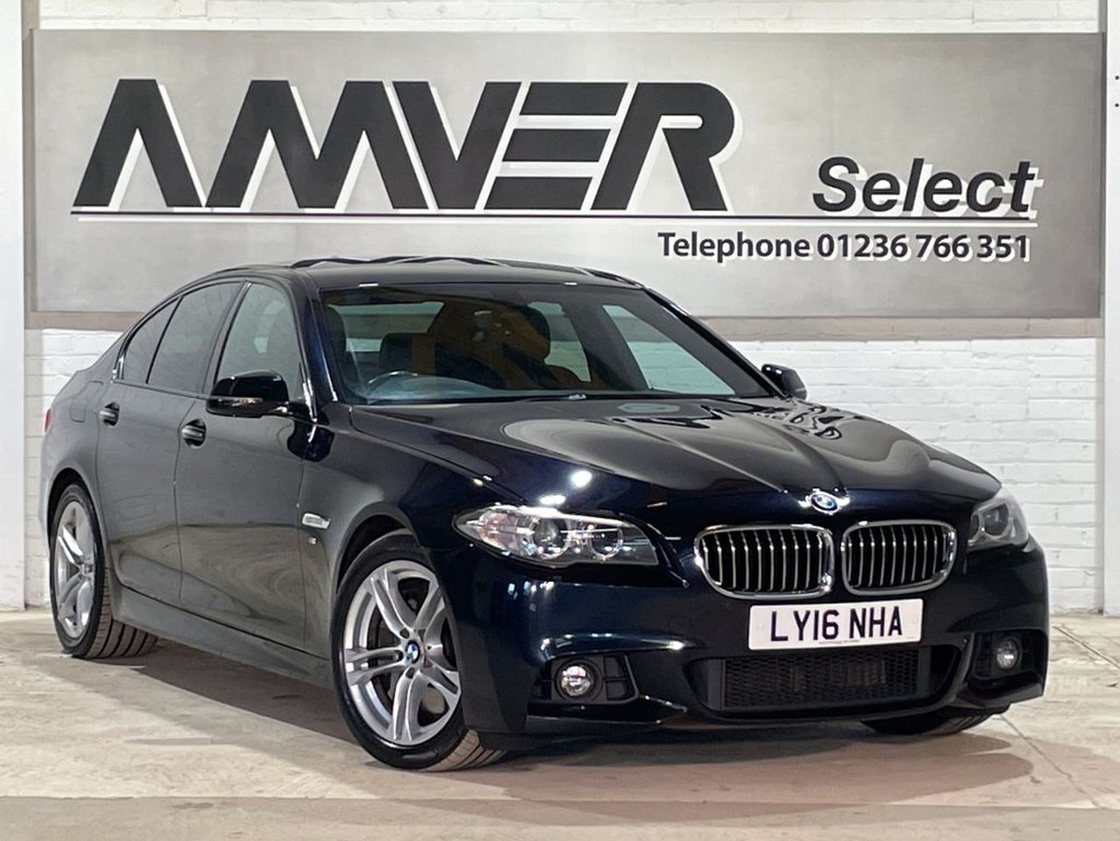 USED 2016 16 BMW 5 SERIES 3.0 535D M SPORT 4d 309 BHP 