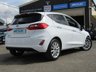 USED 2018 18 FORD FIESTA 1.0 TITANIUM 5d 99 BHP Finished in FROZEN WHITE with contrasting GREY CLOTH interior trim. This Fiesta is a small family 5 door car that you can really enjoy driving. Economical and cheap to run, stylish to look at and some great features. Specification includes, SAT NAV, DAB RADIO, B/Tooth, Alloys, Air Con, Heated front Screen and much more, makes this a must for the first time driver or small family. Dealer serviced at 36427 miles, 65360 miles and on arrival at 79877 miles.