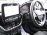USED 2018 18 FORD FIESTA 1.0 TITANIUM 5d 99 BHP Finished in FROZEN WHITE with contrasting GREY CLOTH interior trim. This Fiesta is a small family 5 door car that you can really enjoy driving. Economical and cheap to run, stylish to look at and some great features. Specification includes, SAT NAV, DAB RADIO, B/Tooth, Alloys, Air Con, Heated front Screen and much more, makes this a must for the first time driver or small family. Dealer serviced at 36427 miles, 65360 miles and on arrival at 79877 miles.