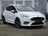 USED 2019 19 FORD FIESTA 1.0 ST-LINE X 5d 124 BHP Finished in FROZEN WHITE. This Fiesta is a small car that you can really enjoy driving. Economical and cheap to run, stylish to look at and some great features including Sat Nav, Rear Camera, Heated Leather seats, Heated Steering Wheel, DAB RADIO, Power Fold Mirrors, B/Tooth, 17"Alloys, Air Con and much more, makes this a must for the first time driver or small family. Evan Halshaw Dealer Serviced at 18222 miles, 34379 miles, 48927 miles, 64276 miles and on arrival at 74825 miles.