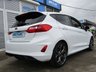USED 2019 19 FORD FIESTA 1.0 ST-LINE X 5d 124 BHP Finished in FROZEN WHITE. This Fiesta is a small car that you can really enjoy driving. Economical and cheap to run, stylish to look at and some great features including Sat Nav, Rear Camera, Heated Leather seats, Heated Steering Wheel, DAB RADIO, Power Fold Mirrors, B/Tooth, 17"Alloys, Air Con and much more, makes this a must for the first time driver or small family. Evan Halshaw Dealer Serviced at 18222 miles, 34379 miles, 48927 miles, 64276 miles and on arrival at 74825 miles.