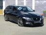 USED 2015 65 JAGUAR XF 2.2 D R-SPORT SPORTBRAKE 5d 200 BHP Finished in ULTIMATE BLACK with contrasting CHARCOAL HEATED LEATHER/ ALCANTARA. If you want a fun to drive big executive estate that is packed with high spec then look no fruther. To put in simply this Jaguar XF is one of the best driving cars in its class and one of the best looking. Features include Sat Nav, Heated seats, DAB, Power Boot, Cruise, LED run lights, Rear View Camera and much more. Dealer serviced at 4902 miles, 11890 miles, 16534 miles, and on arrival at 35719 miles.