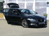 USED 2015 65 JAGUAR XF 2.2 D R-SPORT SPORTBRAKE 5d 200 BHP Finished in ULTIMATE BLACK with contrasting CHARCOAL HEATED LEATHER/ ALCANTARA. If you want a fun to drive big executive estate that is packed with high spec then look no fruther. To put in simply this Jaguar XF is one of the best driving cars in its class and one of the best looking. Features include Sat Nav, Heated seats, DAB, Power Boot, Cruise, LED run lights, Rear View Camera and much more. Dealer serviced at 4902 miles, 11890 miles, 16534 miles, and on arrival at 35719 miles.