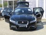 USED 2015 65 JAGUAR XF 2.2 D R-SPORT SPORTBRAKE 5d 200 BHP Finished in ULTIMATE BLACK with contrasting CHARCOAL HEATED LEATHER/ ALCANTARA. If you want a fun to drive big executive estate that is packed with high spec then look no fruther. To put in simply this Jaguar XF is one of the best driving cars in its class and one of the best looking. Features include Sat Nav, Heated seats, DAB, Power Boot, Cruise, LED run lights, Rear View Camera and much more. Dealer serviced at 4902 miles, 11890 miles, 16534 miles, and on arrival at 35719 miles.