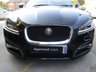 USED 2015 65 JAGUAR XF 2.2 D R-SPORT SPORTBRAKE 5d 200 BHP Finished in ULTIMATE BLACK with contrasting CHARCOAL HEATED LEATHER/ ALCANTARA. If you want a fun to drive big executive estate that is packed with high spec then look no fruther. To put in simply this Jaguar XF is one of the best driving cars in its class and one of the best looking. Features include Sat Nav, Heated seats, DAB, Power Boot, Cruise, LED run lights, Rear View Camera and much more. Dealer serviced at 4902 miles, 11890 miles, 16534 miles, and on arrival at 35719 miles.