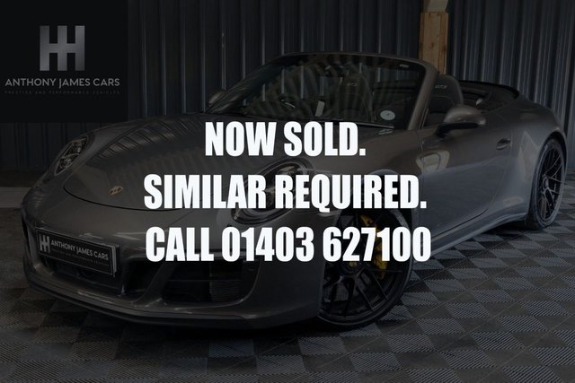 2018 18 Porsche 911 3.0 CARRERA GTS PDK 2d 444 BHP