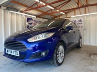 USED 2014 64 FORD FIESTA 1.6 TITANIUM 5d 104 BHP+AUTOMATIC 2 KEYS+HISTORY+1 FORMER KEEPER+CLIMATE+PARKING SENSORS+ALLOYS+PRIVACY GLASS+USB+DAB+BLUETOOTH+USB+MEDIA+AUX