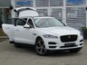 USED 2016 16 JAGUAR F-PACE 2.0 PRESTIGE AWD 5d 178 BHP Finished in POLARIS WHITE with contrasting Full HEATED LEATHER. This handsome SUV is both fun to drive and practical. Features include PANORAMIC ROOF, Sat Nav, DAB, CRUISE CONTROL, Climate Leather Seats Electric Boot and much more. Stratstone Jaguar, Newcastle Dealer serviced at 26,895 miles, 53731 miles and at 71437 miles, 80363 miiles and on arrival at 84911 miles by EMC.