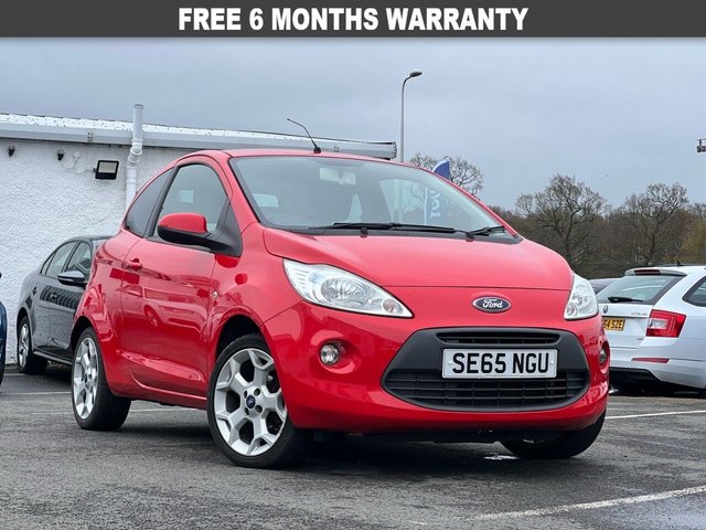 2015 65 FORD KA 1.2 ZETEC 3d 69 BHP 15 INCH ALLOY WHEELS +  BLUETOOTH CONNECTIVITY +  USB +  AUX +  AIR CONDITIONING  REAR PRIVACY GLASS
