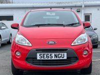USED 2015 65 FORD KA 1.2 ZETEC 3d 69 BHP 15 INCH ALLOY WHEELS +  BLUETOOTH CONNECTIVITY +  USB +  AUX +  AIR CONDITIONING  REAR PRIVACY GLASS
