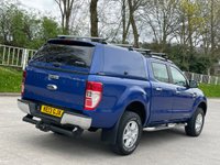 USED 2013 13 FORD RANGER 2.2 LIMITED 4X4 DCB TDCI 4d 148 BHP ** NO VAT * CANOPY + BLUETOOTH