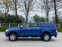 USED 2013 13 FORD RANGER 2.2 LIMITED 4X4 DCB TDCI 4d 148 BHP ** NO VAT * CANOPY + BLUETOOTH