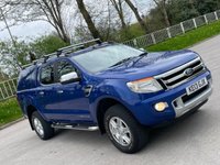 USED 2013 13 FORD RANGER 2.2 LIMITED 4X4 DCB TDCI 4d 148 BHP ** NO VAT * CANOPY + BLUETOOTH