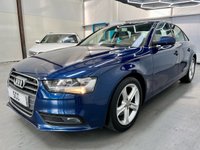 USED 2013 63 AUDI A4 2.0 TDI SE Saloon 4dr Diesel Manual Euro 5 (s/s) (143 ps) P.Sensors, &pound;35 TAX!, DAB Radio