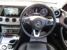USED 2017 66 MERCEDES-BENZ E-CLASS 2.0 E 220 D SE 4d 192 BHP Finished in DIAMOND SILVER METALLIC  with contrasting Electric Black Heated Leather interior. This stylish comfortable and classy looking Merc E-Class Saloon offers loads of room and most importantly economy and performance. Features include Sat Nav, B/Tooth 18" Alloys, Cruise control,  Rear View Cameras, DAB RADIO, Front and Rear Park Sensors, Black Electric Heated Leather, Rear Centre Arm Rest and much much more. Dealer Serviced at 7631 miles, 15799 miles, 22419 miles, 34498 miles and on arriv