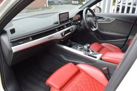 USED 2018 54 AUDI S4 3.0 S4 TFSI QUATTRO 4d 349 BHP DIGITAL DASH / RED LEATHER