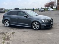 USED 2013 N AUDI A3 2.0 TDI S LINE 5d 148 BHP METAINT, 1/LEATHER