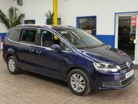 USED 2019 69 VOLKSWAGEN SHARAN 1.4 SE NAVIGATION TSI DSG 5d 148 BHP 7 SEATS SAT NAV PARK SENSORS GENUINE LOW MILEAGE 1 OWNER SERVICE 6 MONTHS GOLD WARRANTY