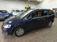 USED 2019 69 VOLKSWAGEN SHARAN 1.4 SE NAVIGATION TSI DSG 5d 148 BHP 7 SEATS SAT NAV PARK SENSORS GENUINE LOW MILEAGE 1 OWNER SERVICE 6 MONTHS GOLD WARRANTY