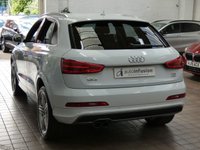 USED 2014 64 AUDI Q3 2.0 TDI QUATTRO S LINE PLUS 5d 177 BHP NEW MOT AND SERVICE. 4WD SAT NAV PART LEATHER HEATED SEATS PARKING SENSORS 2 OWNER FROM NEW SERVICE HISTORY CAMBELT