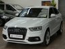USED 2014 64 AUDI Q3 2.0 TDI QUATTRO S LINE PLUS 5d 177 BHP NEW MOT AND SERVICE. 4WD SAT NAV PART LEATHER HEATED SEATS PARKING SENSORS 2 OWNER FROM NEW SERVICE HISTORY CAMBELT