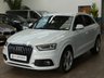 USED 2014 64 AUDI Q3 2.0 TDI QUATTRO S LINE PLUS 5d 177 BHP NEW MOT AND SERVICE. 4WD SAT NAV PART LEATHER HEATED SEATS PARKING SENSORS 2 OWNER FROM NEW SERVICE HISTORY CAMBELT