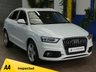 USED 2014 64 AUDI Q3 2.0 TDI QUATTRO S LINE PLUS 5d 177 BHP NEW MOT AND SERVICE. 4WD SAT NAV PART LEATHER HEATED SEATS PARKING SENSORS 2 OWNER FROM NEW SERVICE HISTORY CAMBELT