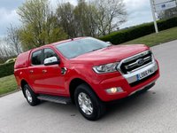 USED 2017 66 FORD RANGER 2.2 LIMITED 4X4 DCB TDCI 4d 148 BHP FULL HISTORY !! GENUINE LOW MILES