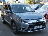 USED 2019 69 MITSUBISHI OUTLANDER 2.0 EXCEED 5d 148 BHP 7 Seats, Leather, Sat Nav,360 Cam, Heated Seats, Heated Steering Wheel, Apple Car Play, Android Auto. Full Mitsubishi service history, ULEZ AND CAZ OK