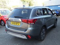USED 2019 69 MITSUBISHI OUTLANDER 2.0 EXCEED 5d 148 BHP 7 Seats, Leather, Sat Nav,360 Cam, Heated Seats, Heated Steering Wheel, Apple Car Play, Android Auto. Full Mitsubishi service history, ULEZ AND CAZ OK