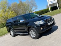USED 2012 62 TOYOTA HI-LUX 3.0 INVINCIBLE 4X4 D-4D DCB 169 BHP ** NO VAT * CANOPY + BLUETOOTH