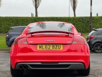 USED 2012 62 AUDI TT 2.0 TDI QUATTRO BLACK EDITION 2d 168 BHP REAR PARKING SENSORS +  BLUETOOTH +  FULL LEATHER TRIM +  HEATED FRONT SEATS +  PEDDLE SHIFTERS +  S-LINE STEERING WHEEL +  CRUISE CONTROL +  19 INCH ALLOY WHEELS +