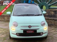 USED 2015 15 FIAT 500 0.9  LOUNGE 3d 85 BHP 2015 FIAT 500 LOUNGE - PAN GLASS ROOF - ALLOY WHEELS - IDEAL 1ST CAR - ZERO ROAD TAX - LOW INSURANCE GROUP - COOL MINT GREEN