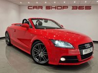 USED 2012 12 AUDI TT 2.0 TFSI (211 PS) S LINE BLACK EDITION 2DR ROADSTER CONVERTIBLE (S/S) + LEATHER / ALCANTARA SPORT SEATS + BOSE + RADIO- 6 DISC CD MULTICHANGER + Bi-XENONS / L.E.D.S + REVERSE PARK AID + 19S 19S+LEATHER / ALCANTARA+BOSE+RADIO-6 CD MULTICHANGER