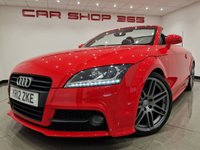 USED 2012 12 AUDI TT 2.0 TFSI (211 PS) S LINE BLACK EDITION 2DR ROADSTER CONVERTIBLE (S/S) + LEATHER / ALCANTARA SPORT SEATS + BOSE + RADIO- 6 DISC CD MULTICHANGER + Bi-XENONS / L.E.D.S + REVERSE PARK AID + 19S 19S+LEATHER / ALCANTARA+BOSE+RADIO-6 CD MULTICHANGER