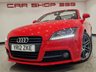USED 2012 12 AUDI TT 2.0 TFSI (211 PS) S LINE BLACK EDITION 2DR ROADSTER CONVERTIBLE (S/S) + LEATHER / ALCANTARA SPORT SEATS + BOSE + RADIO- 6 DISC CD MULTICHANGER + Bi-XENONS / L.E.D.S + REVERSE PARK AID + 19S 19S+LEATHER / ALCANTARA+BOSE+RADIO-6 CD MULTICHANGER