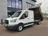 USED 2018 68 FORD TRANSIT 2.0 350 L3 130PS TIPPER -TOWBAR EURO 6  ULEZ FREE  - TOW BAR