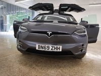 USED 2019 69 TESLA MODEL X PERFORM LUDICROUS AWD 5d 605 BHP PACKED WITH FACTORY EXTRAS  20 INCH SILVER WHEELS ALL BLACK PREMIUM INTERIOR LEATHER WITH FIGURED ASH WOOD DECOR,AUTOPILOT SEVEN SEATS PAY AS YOU GO CHARGING